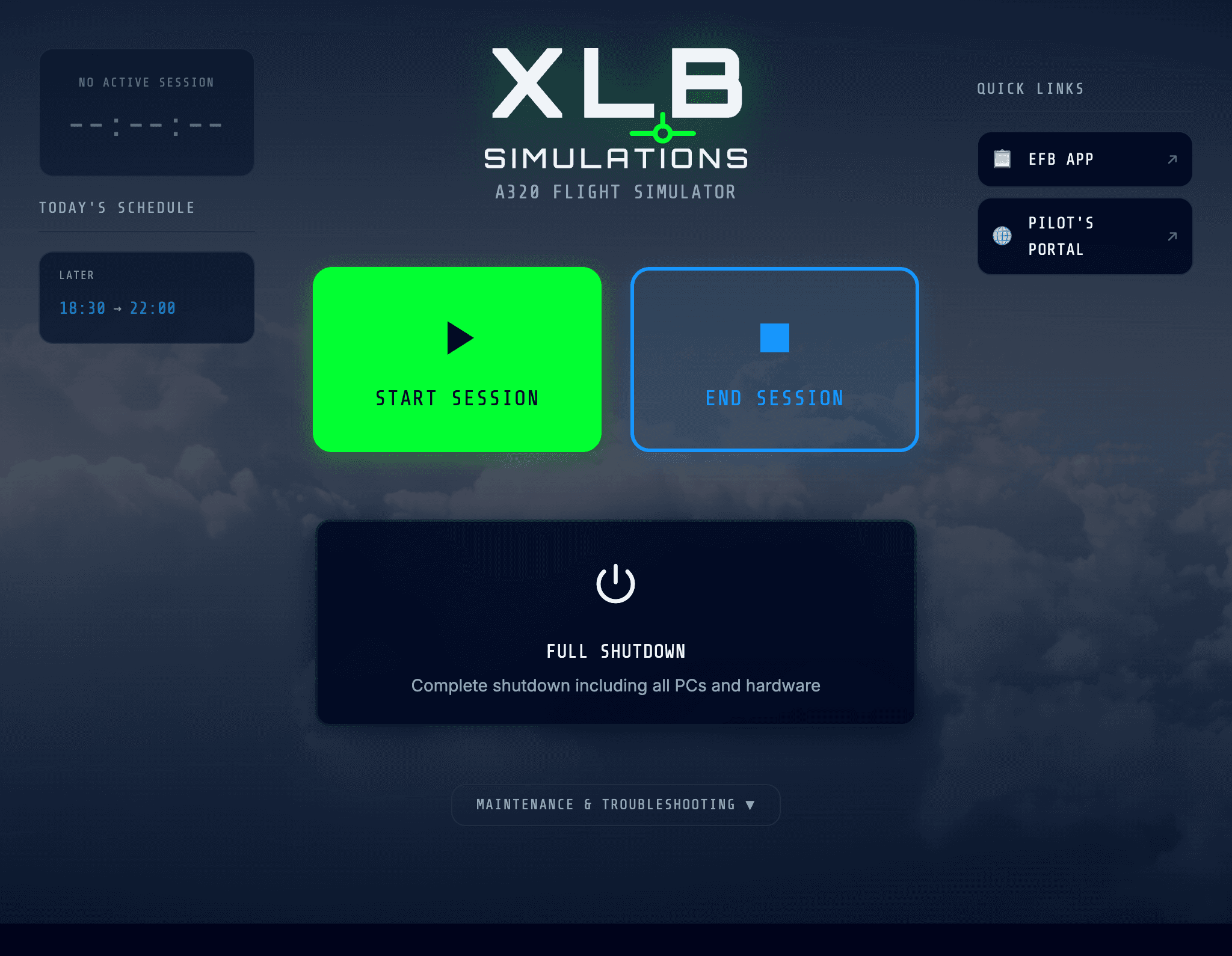 Kiosk launcher interface